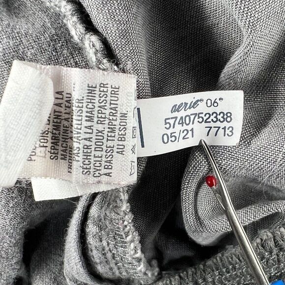 Aerie Sweatpants Women's Size Small Gray Cargo Athletic Joggers - Picture 12 of 12